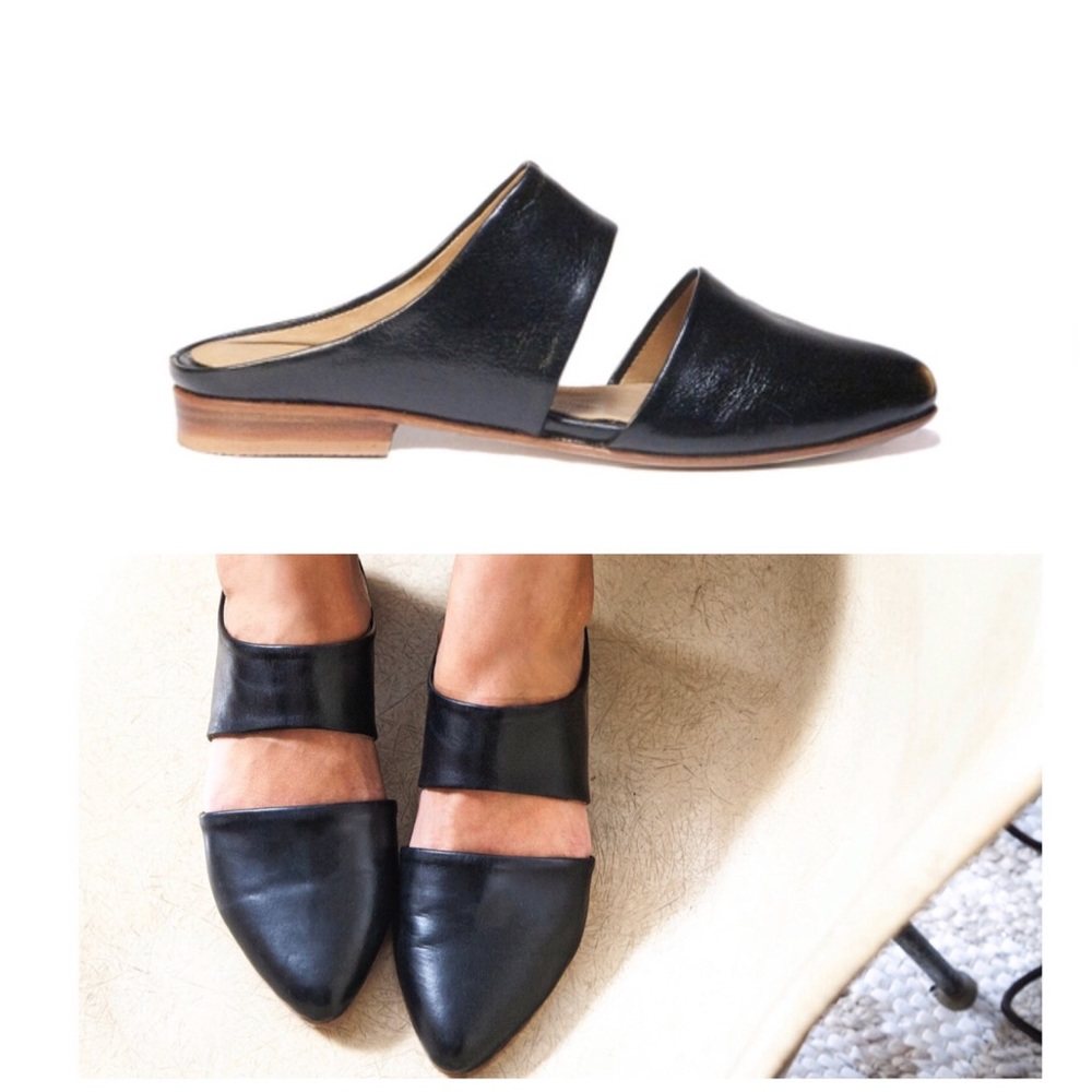 Gently worn mules. Handmade from Argentina.